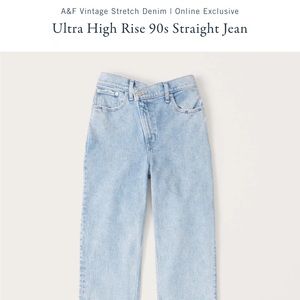 Abercrombie 90s Ultra high rise straight